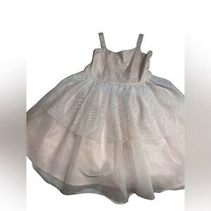 Sparkling White Kids Princess Costume Dress
